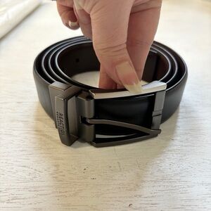 Kenneth Cole Reaction Dress Belt Men's XL 42-44" Reversible Flip Brown Black